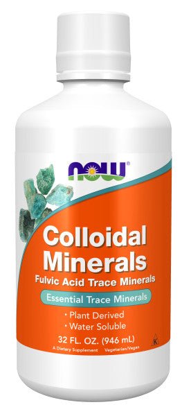 Colloidal Minerals - Essential Trace Minerals, Plant Derived, Unflavored - Country Life Natural Foods