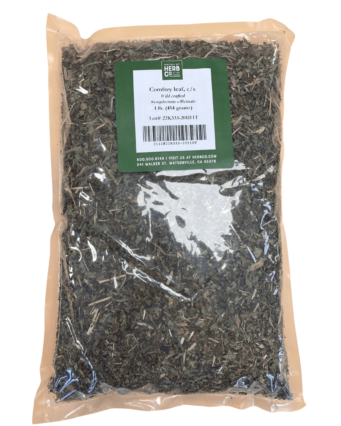 Comfrey Leaf, Cut, Sifted, Herbs - Country Life Natural Foods