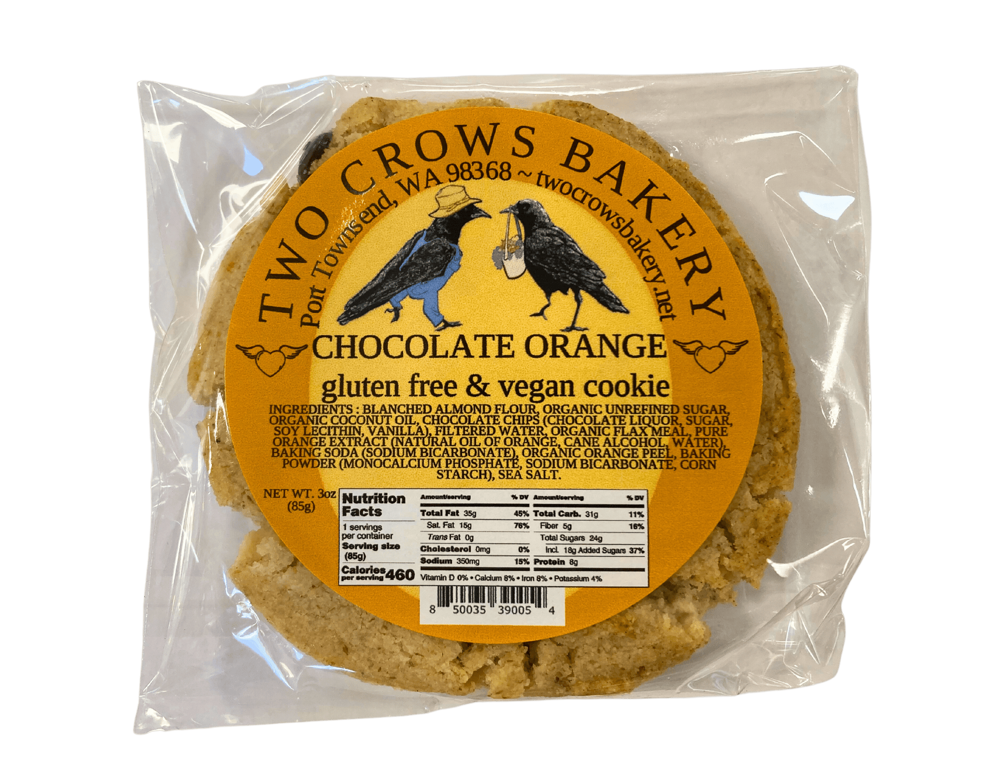 Cookies, Gluten - Free, Vegan, 3 oz - Country Life Natural Foods