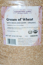 Cream of Wheat, Organic, Grains - Country Life Natural Foods