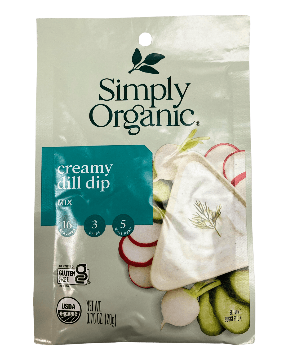 Dip Mix, Creamy Dill, Herbs Spices & Seasonings - Country Life Natural Foods