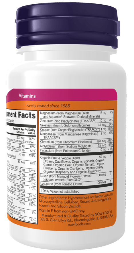 Daily Vits™ Veg Capsules - Multivitamin & Mineral - Country Life Natural Foods