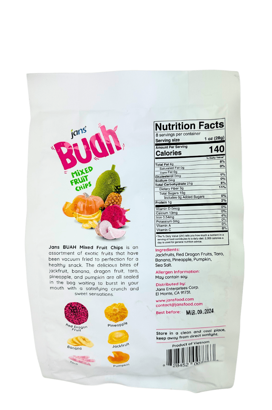 Freeze Dried Mixed Fruit Chips, Dried Fruit - Country Life Natural Foods