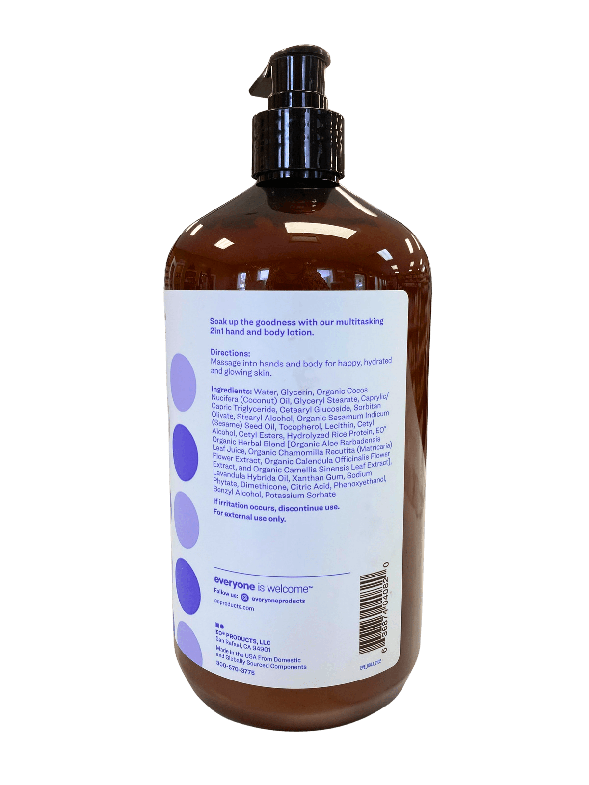 Lotion, Everyone Nourishing, Lavender Aloe, 32oz, Lotions Moisturizers & Oils - Country Life Natural Foods