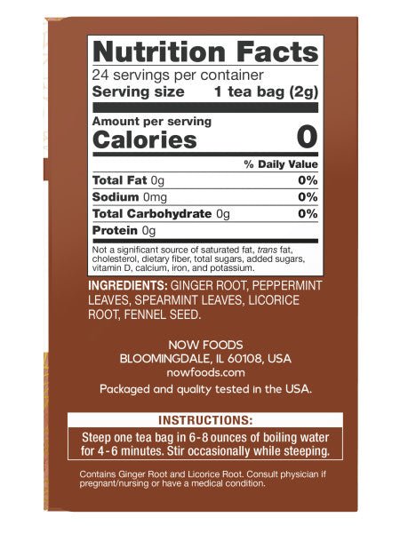 Herbal Tea, NOW - Country Life Natural Foods