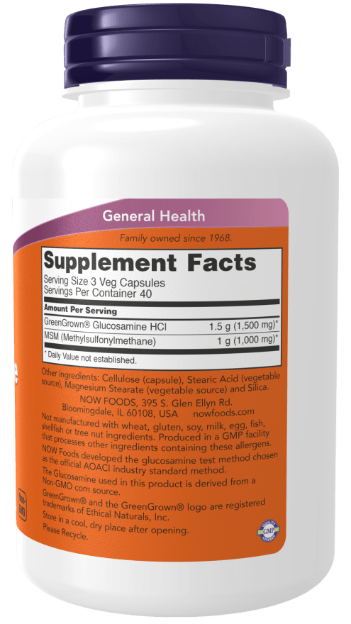 Glucosamine & MSM, Vitamins & Supplements - Country Life Natural Foods