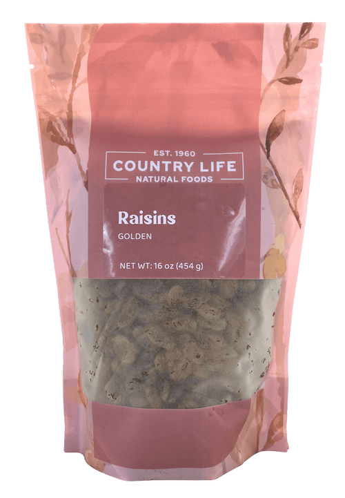 Raisins, Golden, Dried Fruit - Country Life Natural Foods
