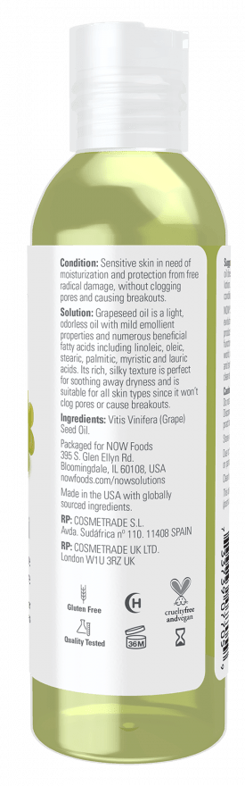 Grapeseed Oil, Lotions Moisturizers & Oils - Country Life Natural Foods