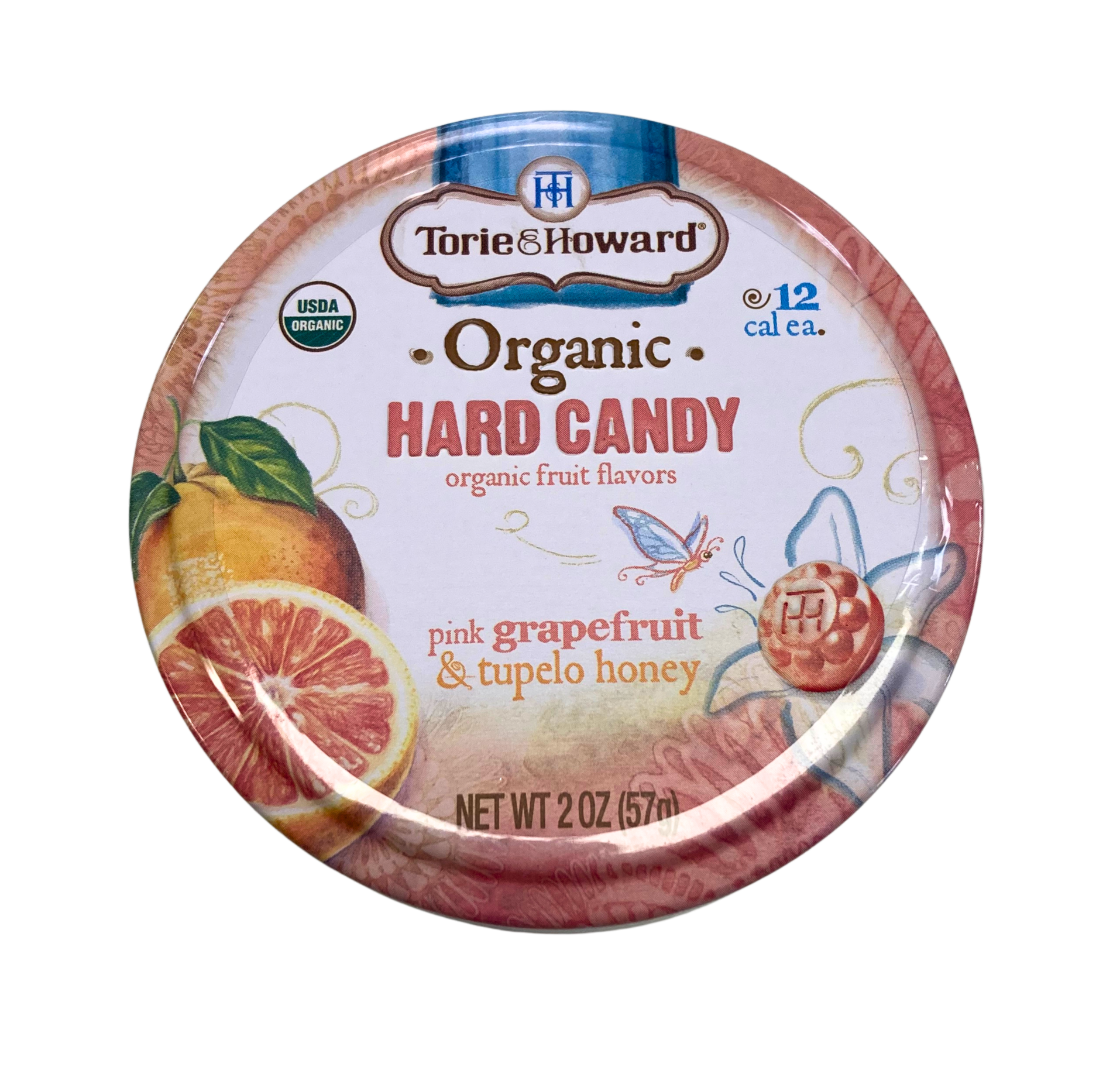 Hard Candy, Organic, Pink Grapefruit & Tupelo Honey