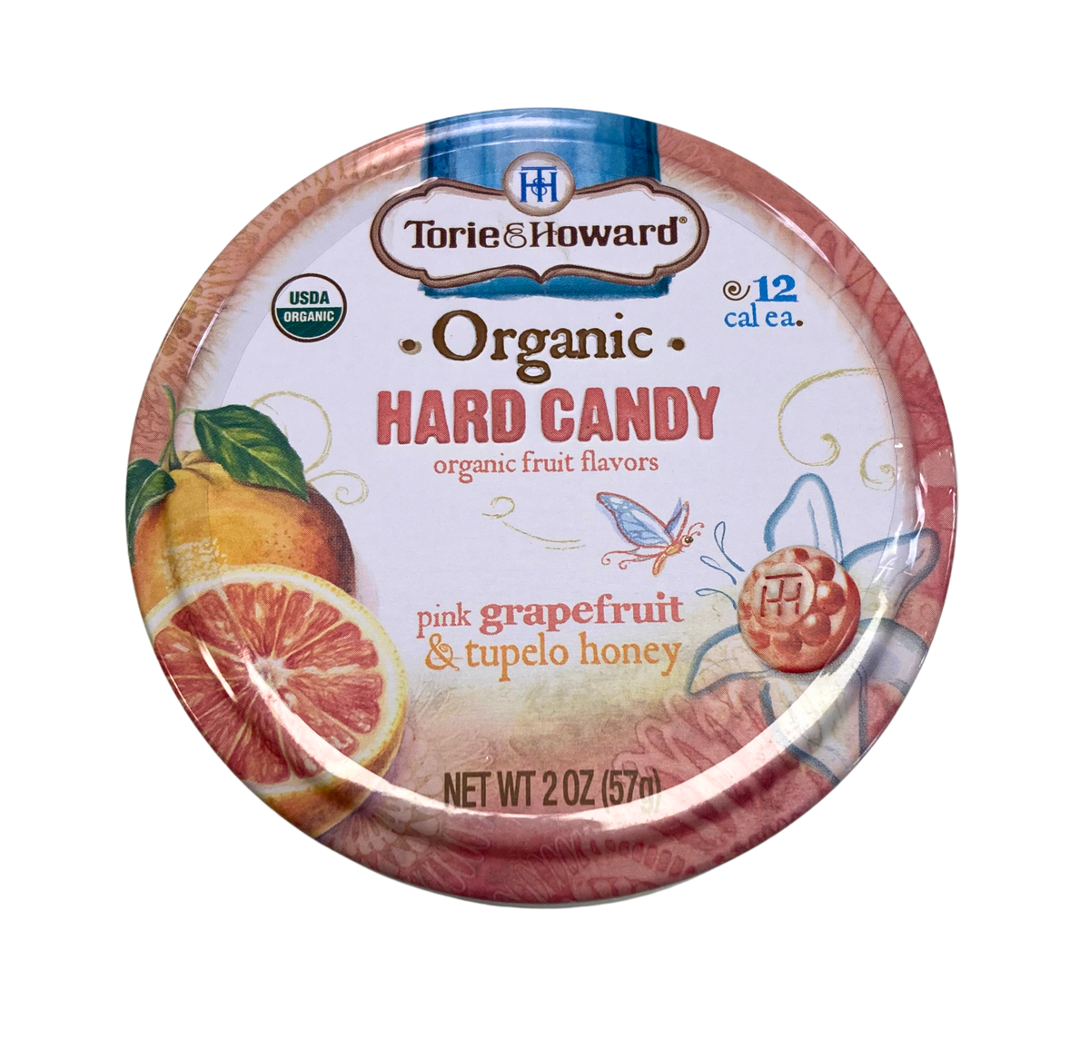 Hard Candy, Organic, Pink Grapefruit & Tupelo Honey