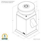 Harvest Grain Mill, Grain Mill - Country Life Natural Foods
