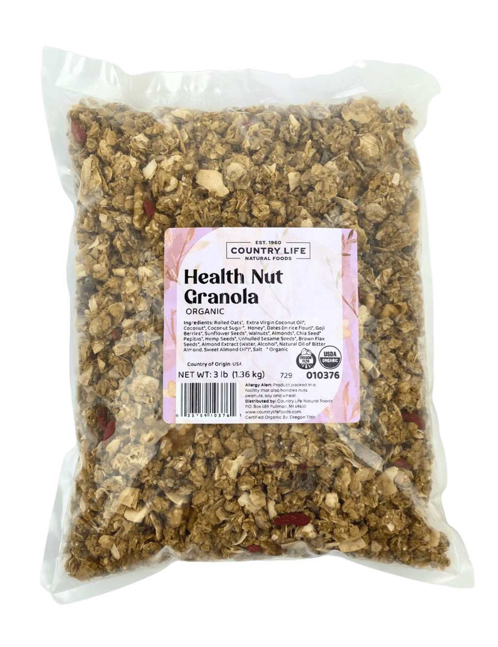 
                  
                    Slow-Baked Health Nut Granola, Organic - Country Life Natural Foods
                  
                