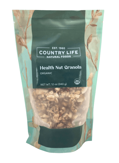 Slow-Baked Health Nut Granola, Organic, Cereals & Granolas - Country Life Natural Foods