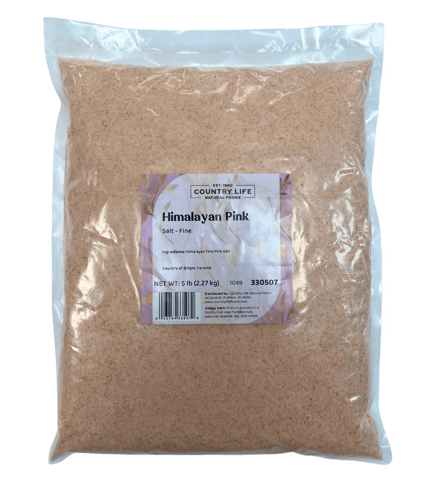 Himalayan Pink Salt, Fine - Country Life Natural Foods