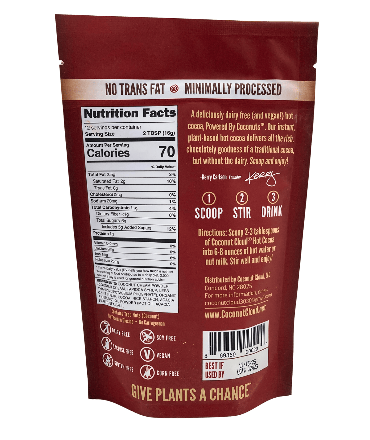 Hot Cocoa Beverage Mix, Instant, Vegan, Coffee Substitutes - Country Life Natural Foods