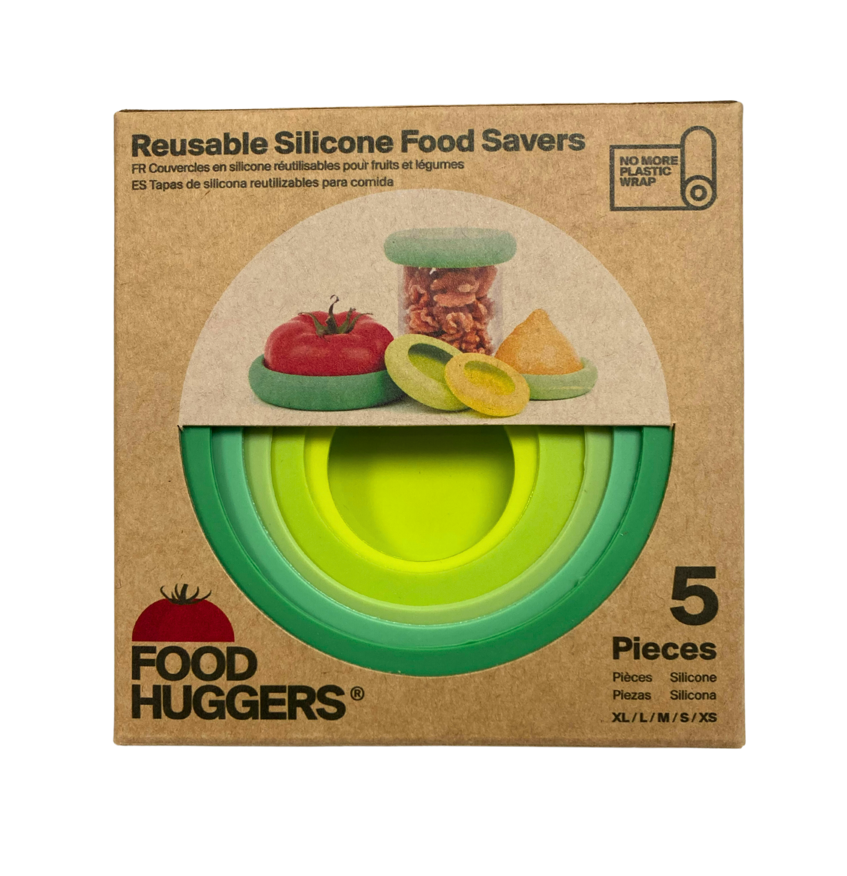 Food Huggers - Reusable Silicone Food Saver Covers