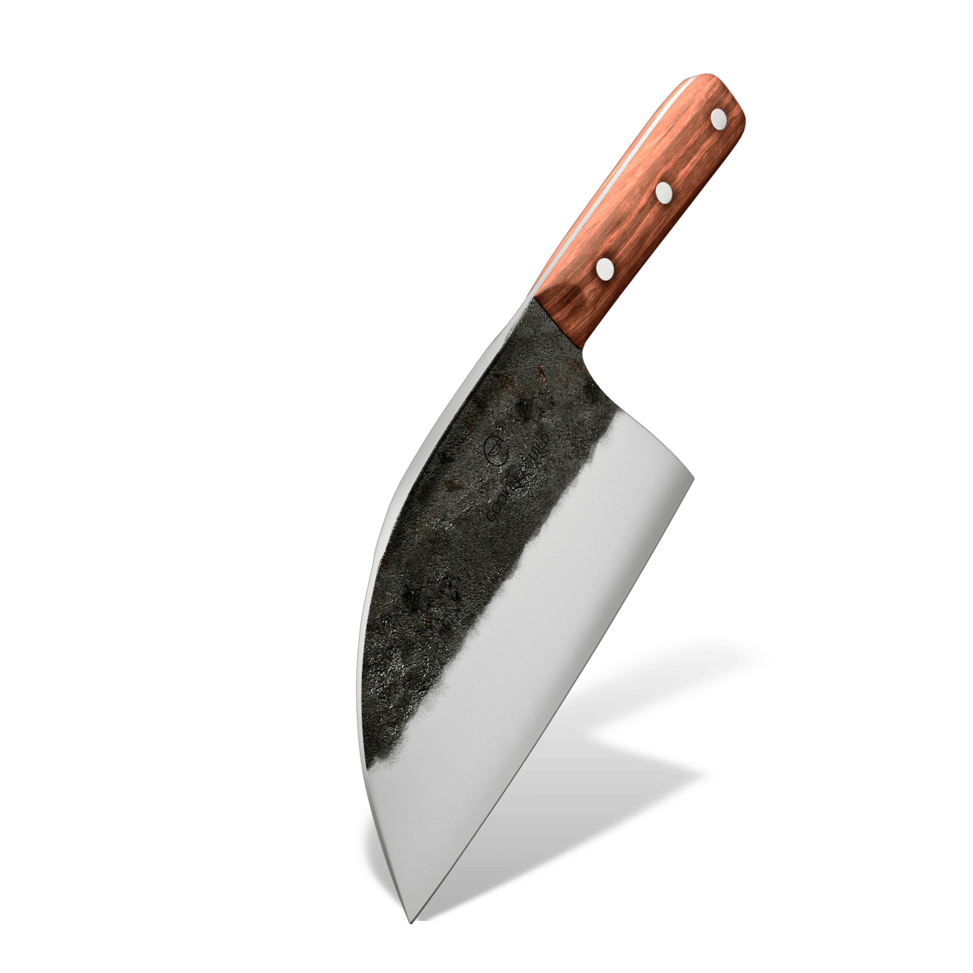 Rustic Hand Forged Serbian Cleaver - Country Life Natural Foods