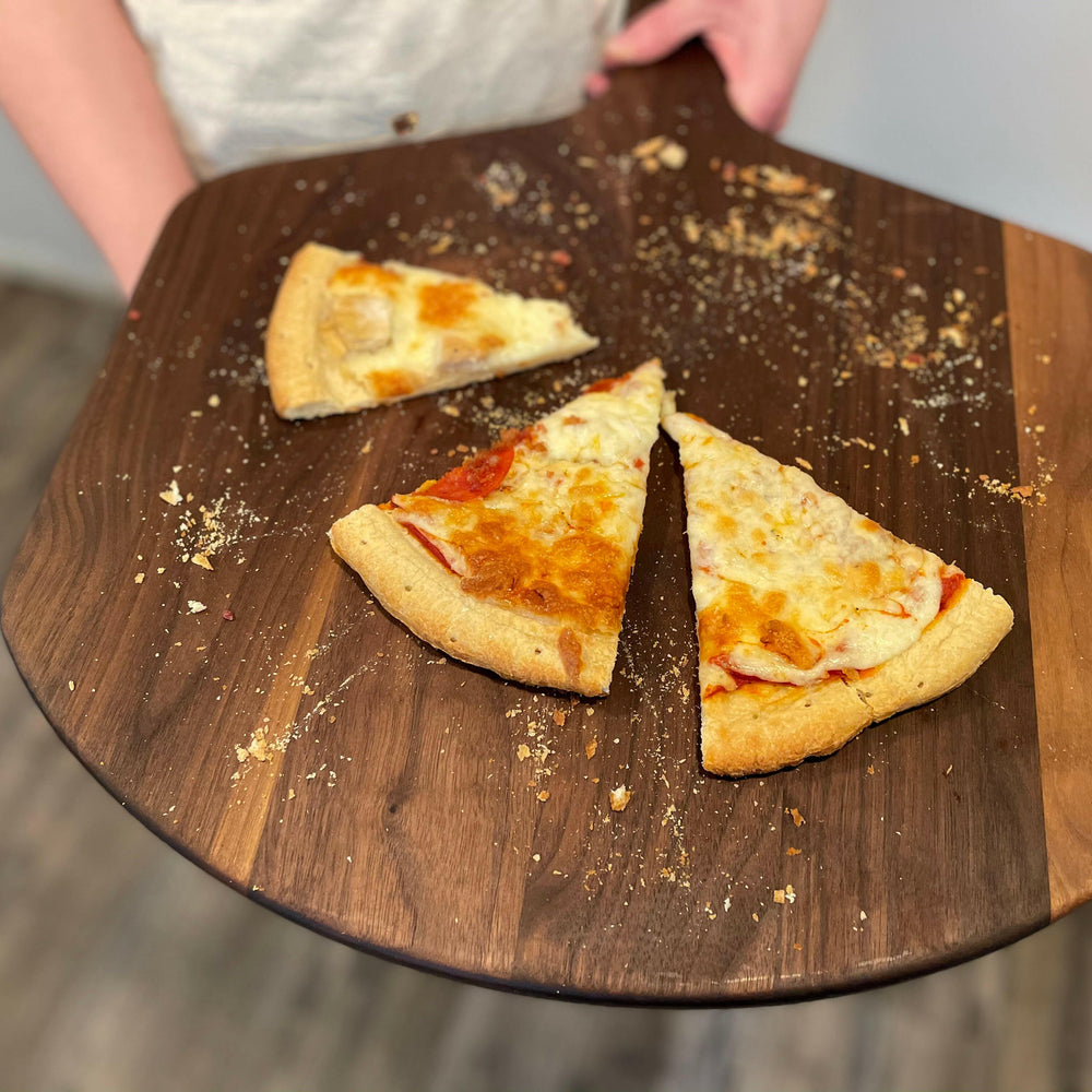 
                  
                    Walnut Pizza Peel 22" x 16", Pizza Paddle, Pizza Board, Pizza Shovel, Wood Pizza Peel Made in the USA
                  
                