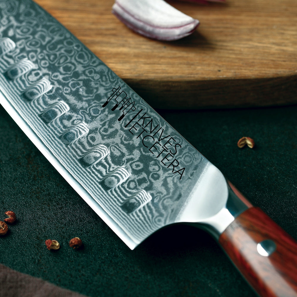 
                  
                    7" Damascus Santoku Knife - Country Life Natural Foods
                  
                