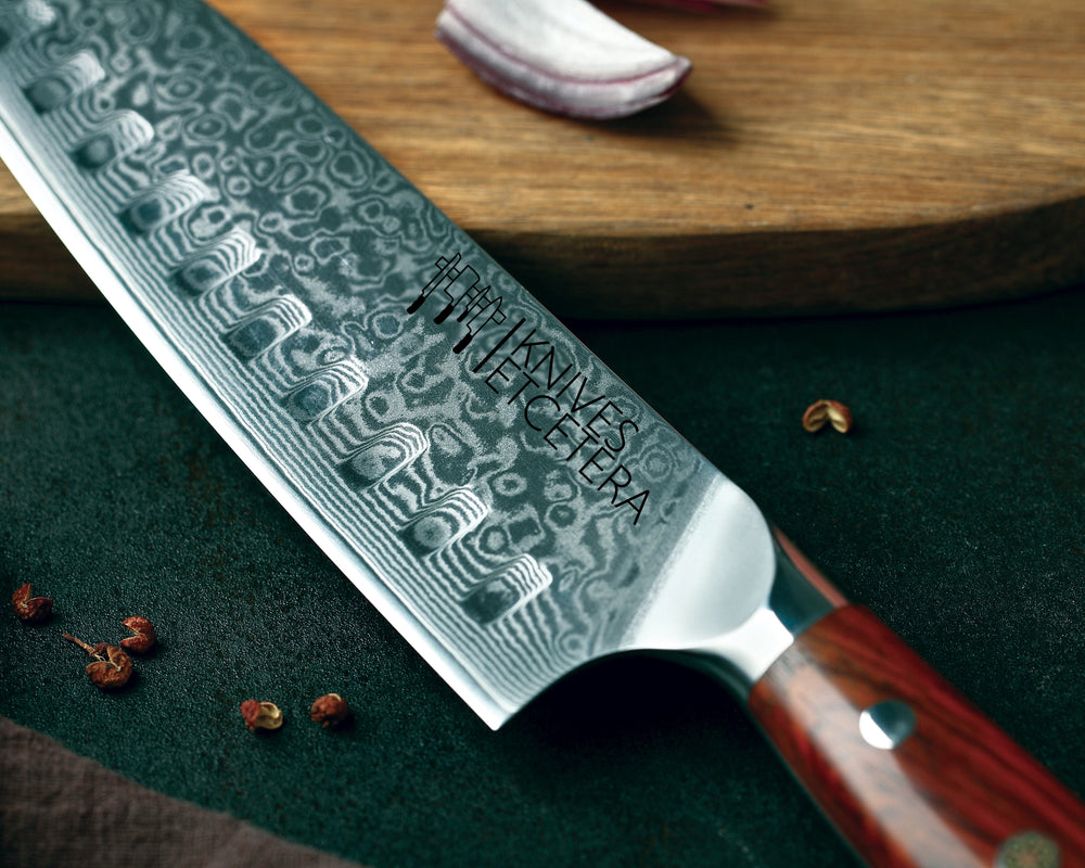 
                  
                    7" Damascus Santoku Knife - Country Life Natural Foods
                  
                