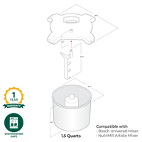 
                  
                    Ice Cream Maker Attachment - Country Life Natural Foods
                  
                