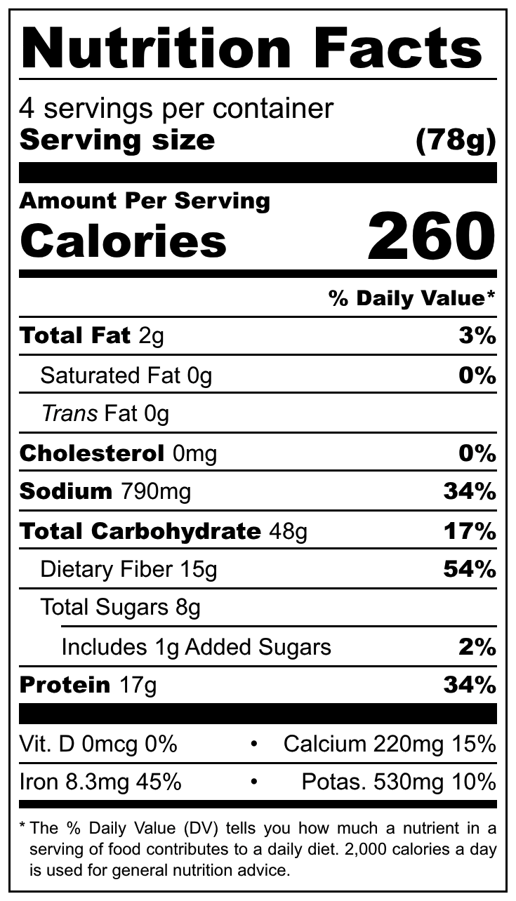 Instant Chili, Soy Free - Country Life Natural Foods