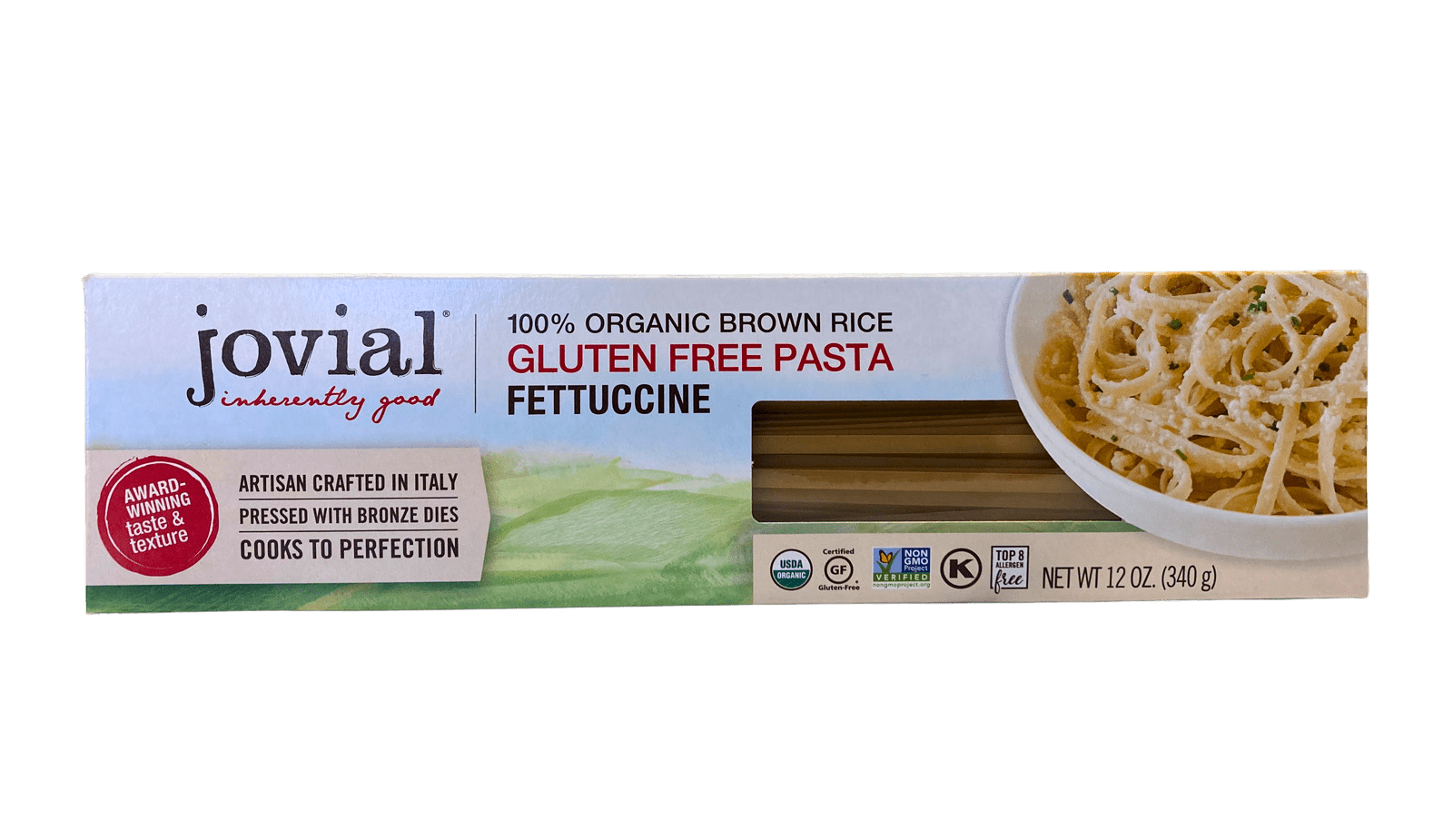 Fettuccine, Brown Rice, Organic, Jovial, Gluten-Free - Country Life Natural Foods