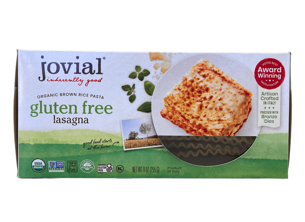 Lasagna, Brown Rice, Organic, Jovial, Gluten - Free - Country Life Natural Foods