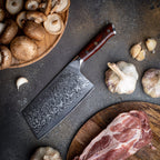 7" Damascus Cleaver Knife, Kitchen Knives - Country Life Natural Foods