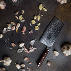 7" Damascus Cleaver Knife, Kitchen Knives - Country Life Natural Foods