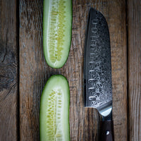 
                  
                    7" Damascus Santoku Knife - Country Life Natural Foods
                  
                