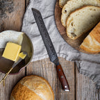 9" Serrated Damascus Bread Knife, Kitchen Knives - Country Life Natural Foods