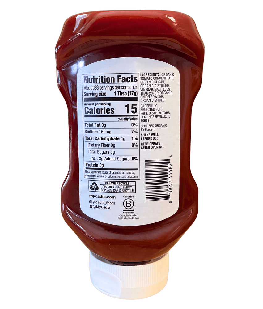 
                  
                    Ketchup, Organic, Cadia - Country Life Natural Foods
                  
                