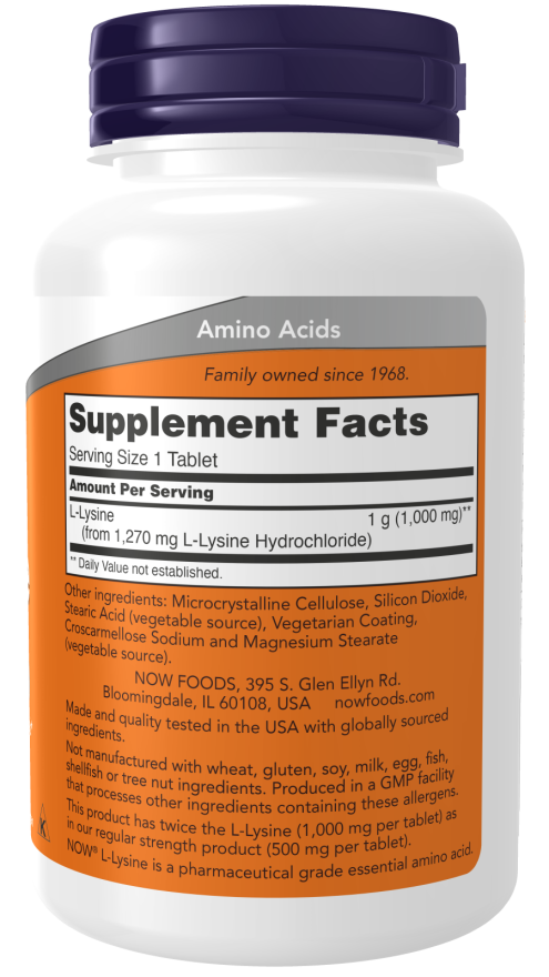 
                  
                    L-Lysine 1000mg
                  
                