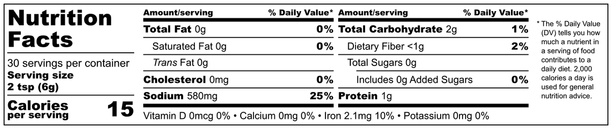 Tofu Scramble Seasoning, Lemon Herb - Country Life Natural Foods