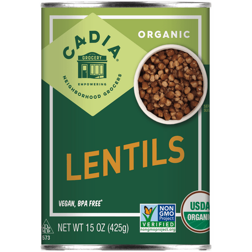 Lentils, Organic, Cadia - Country Life Natural Foods