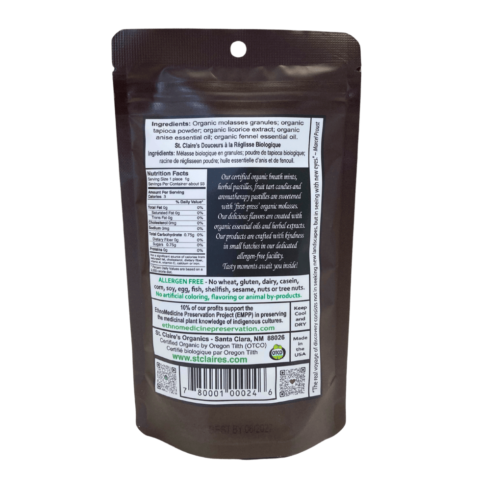 
                  
                    Licorice Pastilles, Organic, 3 oz - Country Life Natural Foods
                  
                