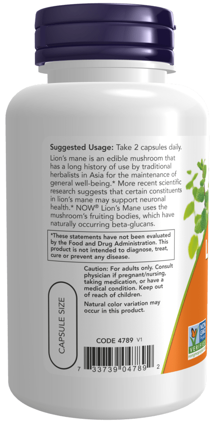 Lion's Mane 500 mg, Vitamins & Supplements - Country Life Natural Foods