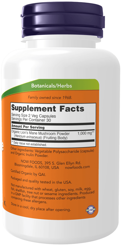 
                  
                    Lion's Mane 500 mg - Country Life Natural Foods
                  
                