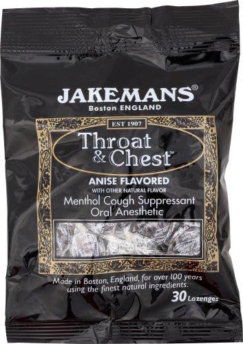 Anise Lozenges, Jakemans Throat & Chest - Country Life Natural Foods