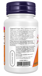 MK-7 Vitamin K-2 Extra Strength-300mcg, Vitamins & Supplements - Country Life Natural Foods