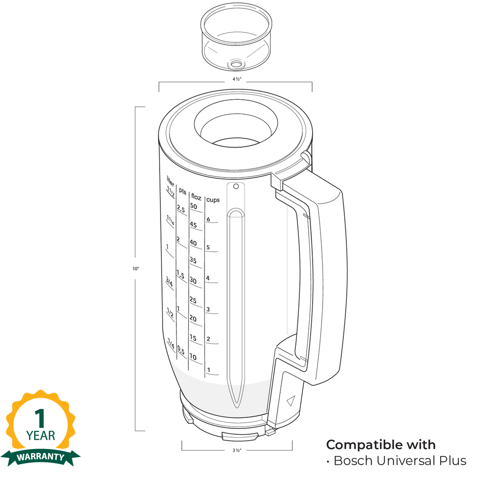 
                  
                    Universal Plus Blender Attachment - Country Life Natural Foods
                  
                