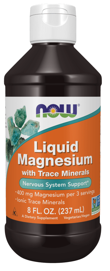 Magnesium With Trace Minerals, Liquid - Country Life Natural Foods