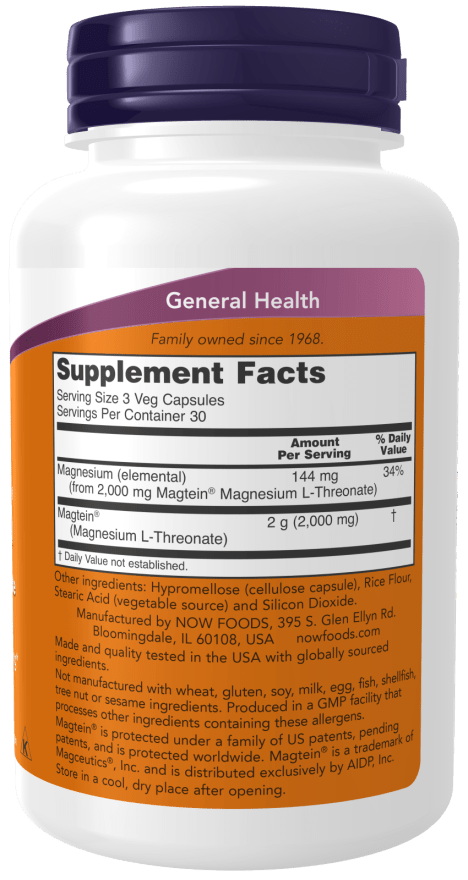 
                  
                    Magtein™ Magnesium L - Threonate - Country Life Natural Foods
                  
                