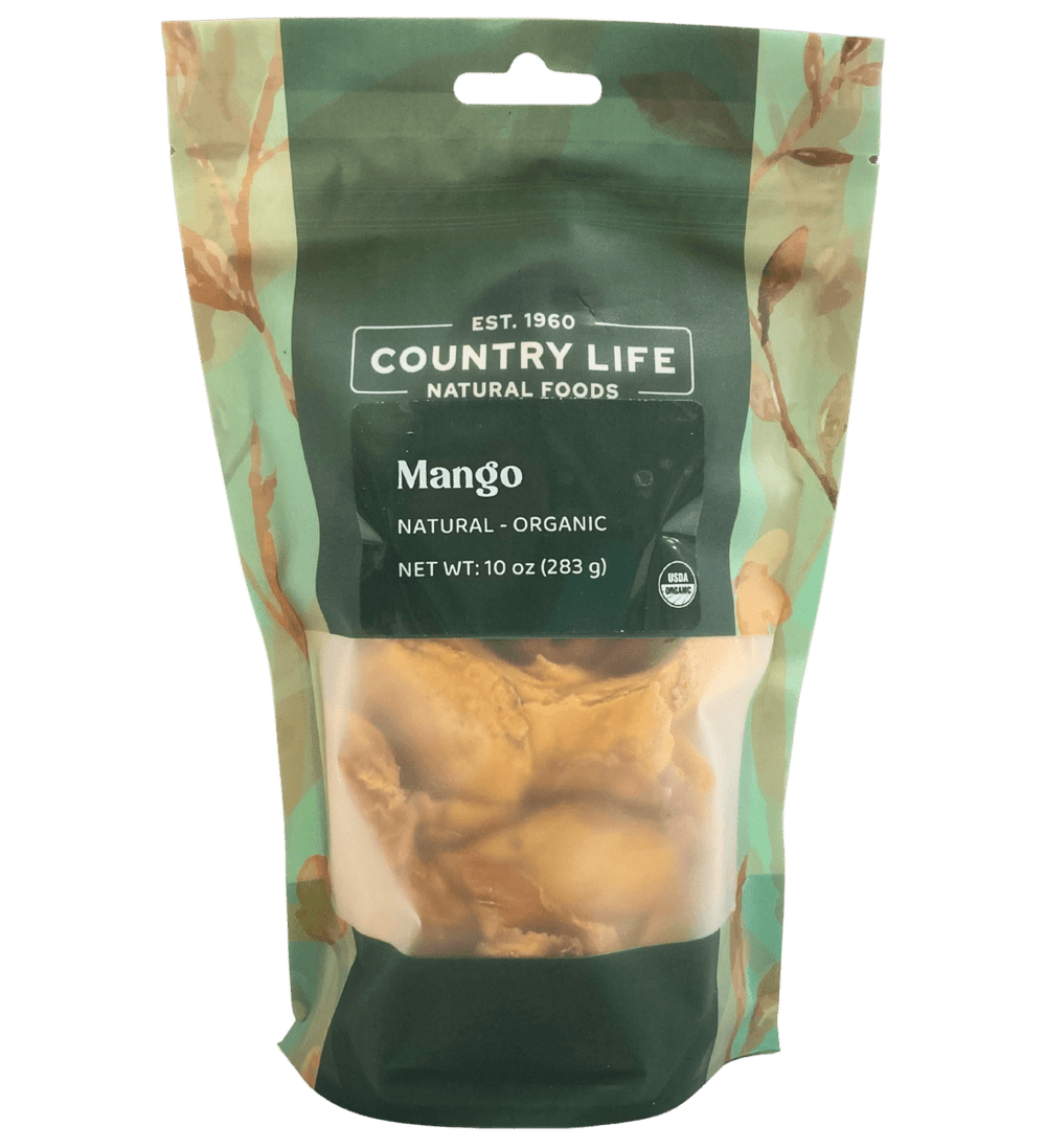Mango Slices, Natural, No Added Sugar, Organic - Country Life Natural Foods