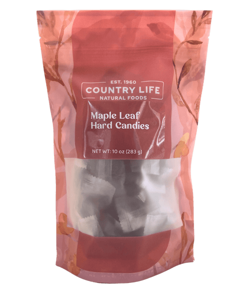 Maple Leaf Hard Candies, Individually Wrapped, Candy - Country Life Natural Foods