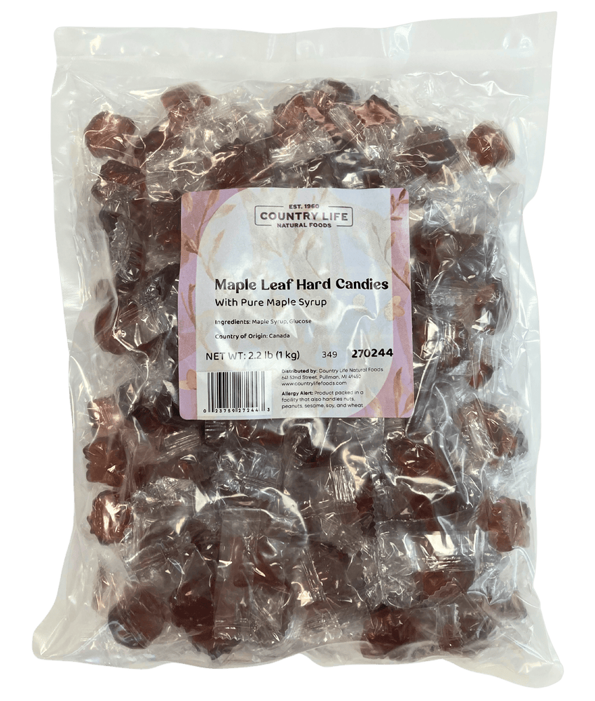 
                  
                    Maple Leaf Hard Candies, Individually Wrapped - Country Life Natural Foods
                  
                