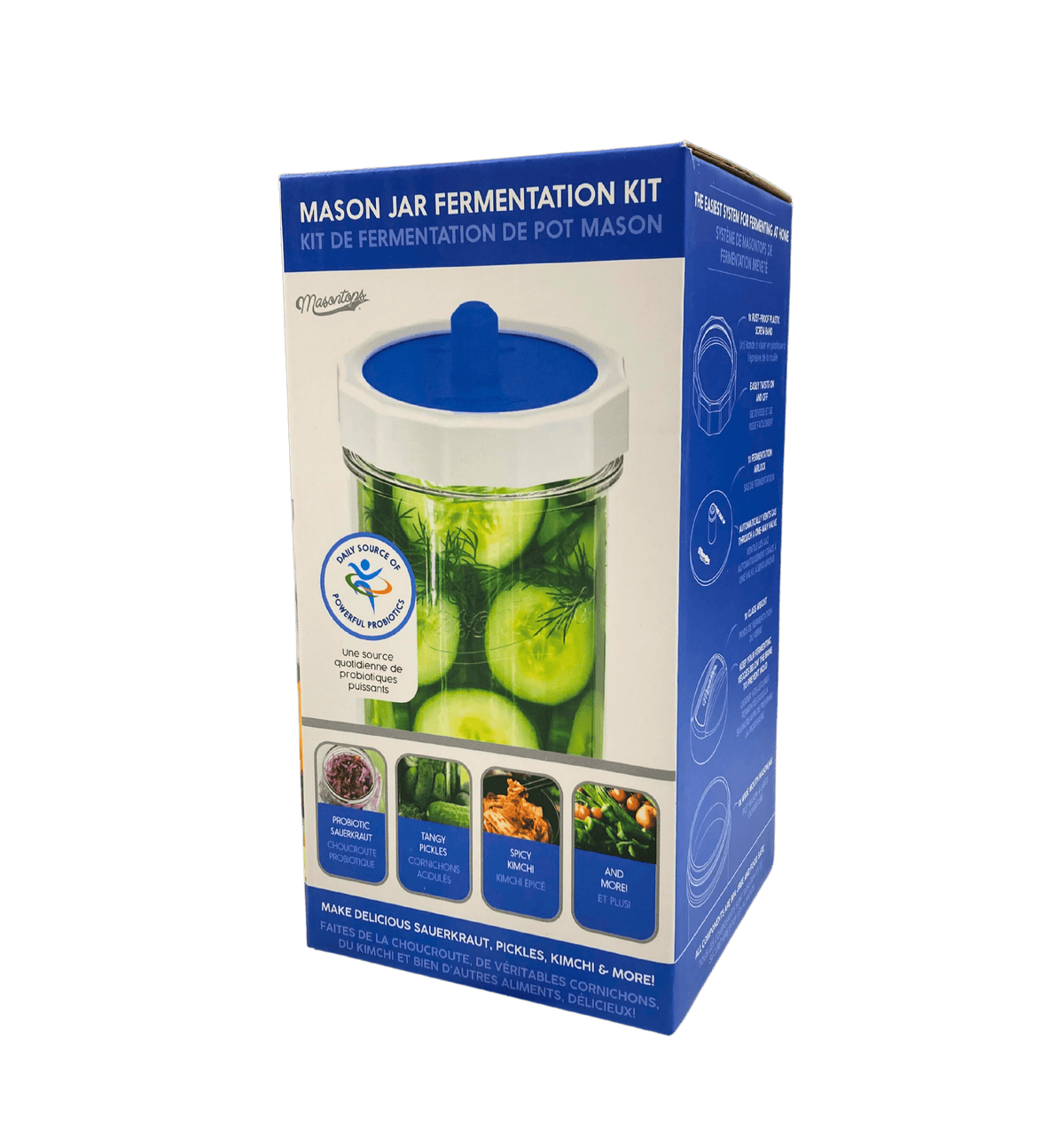 Fermentation Kits and Supplies, Masontops - Country Life Natural Foods