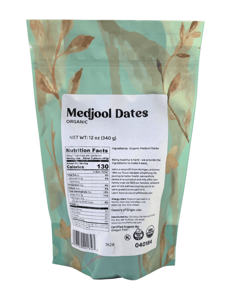 
                  
                    Dates, Medjool, Organic - Country Life Natural Foods
                  
                