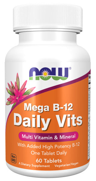Mega B-12 Daily Vits - Multivitamin & Mineral - Country Life Natural Foods